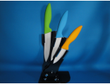 Набор керамических ножей на подставке, артикул: 202-411