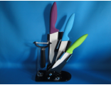 Набор керамических ножей на подставке,артикул: 202-409