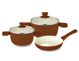 Набор посуды с керамическим покрытием - KL-4027
