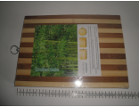 Доска разделочная бамбук 34х24х1,7 см